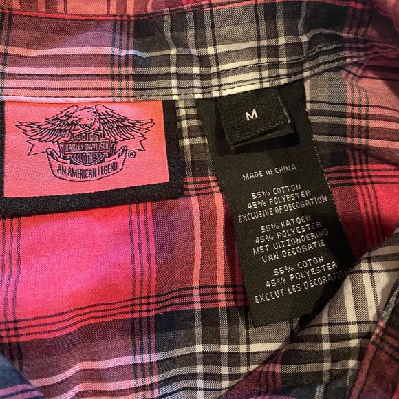 Harley Davidson Button Up Short Sleeve Shirt - Picture 3 of 7